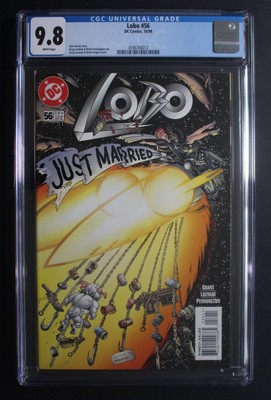 Lobo #56 marries DARLENE Spanking 1998 1st CRUSH Lobo Daughter MOMOA DCU CGC 9.8
