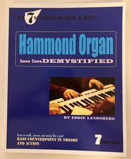 Hammond Organ Bass Lines Demystified 7 Secrets Jazz and Soul Landsberg PB