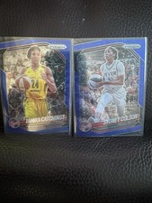Indiana Fever Blue Lazer Prizm Lot 2025 Prizm WNBA, Catchings And Colson