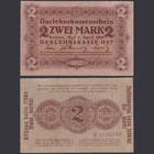 Loan Fund East Kovno 2 Mark EWK-42 Ro.4665 P#R129 - Occupation Issues 1st WWII