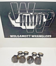 03-06 Jeep Tj Wrangler Engine 2.4 4 Cylinder Pistons Connecting Rods Set Of 4
