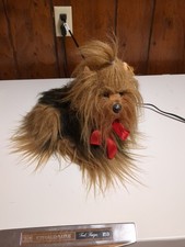 Vintage Steiff 4192/25 Taffy Yorkshire Terrier Dog Long Haired With Ear button