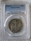 1933-S 50C Walking Liberty Half Dollar PCGS VF20