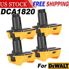4X 18V To 20V MAX DCA1820 Adapter Converter for 20 Volt Li-ion Battery US