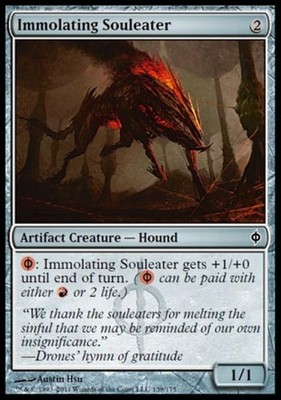 Immolating Souleater - Light Play MTG New Phyrexia
