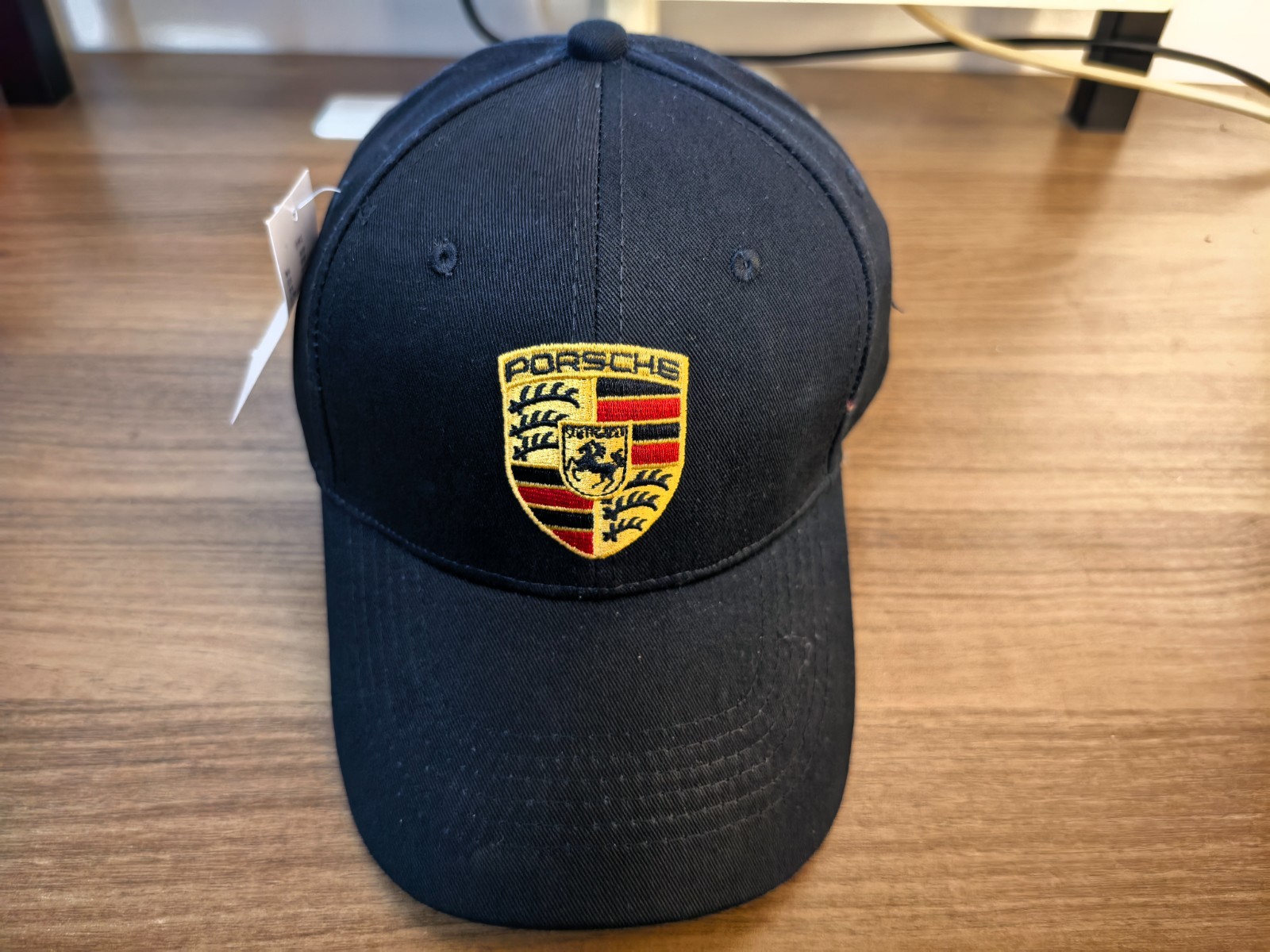 Porsche Men's Outdoor Sports Casual Adjustable Black Embroidered Baseball Cap