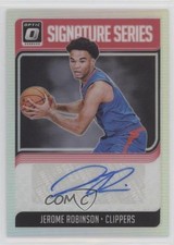 2018 Panini Donruss Optic Signature Series Holo Prizm Jerome Robinson Auto 10k8