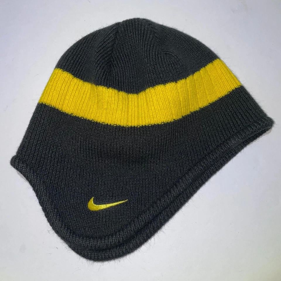 Nike Oregon Ducks Striped Knit Vintage Ski Cap Size M/L - Image 4 of 4