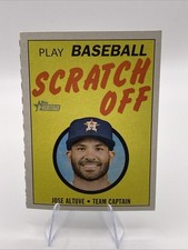 2019 Topps Heritage Jose Altuve 1970 Topps Scratch-Offs #2 Houston Astros