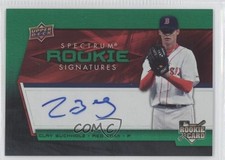 2008 Upper Deck Spectrum Rookie Signatures Green Clay Buchholz #109 Auto 1h3