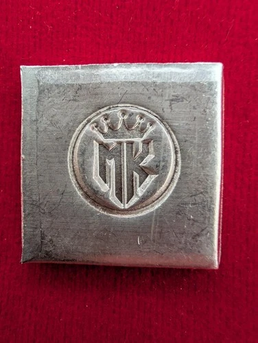 MK Barz Poured Square Bar .5 Ozt.999 Fine Silver