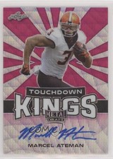 2018 Leaf Metal Draft Touchdown Kings Pink /10 Marcell Ateman Marcel Auto 0p1n