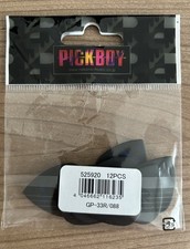 Pickboy Carbon Gitarrenplektren 12 Stück 0,8...