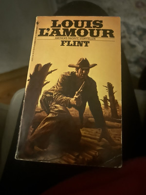 Louis Lamour Flint Adventure Book Vintage Boys Western