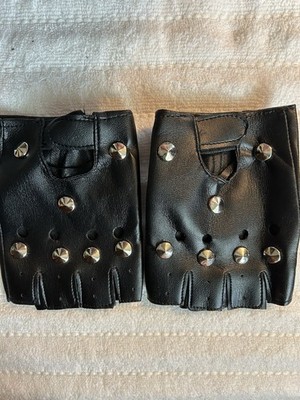 Rubies Fingerless Studded Gloves Unisex Youth