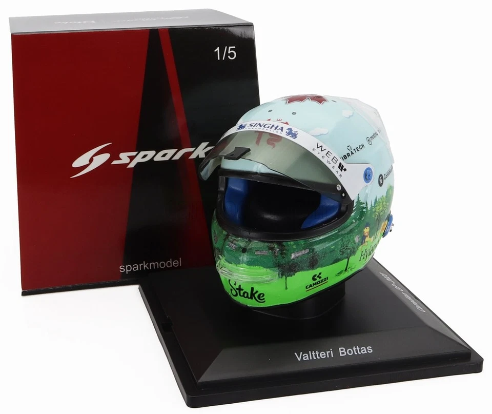 MODELLISMO F1 STATICO SPARK CASCO ALFA ROMEO VALTTERI BOTTAS CANADA GP 2023 1/5 - Immagine 4 di 4