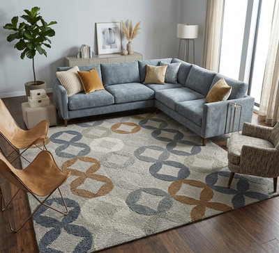 New Destry Classic Design Handmade Tufted Wool Rug (No Additional Fees)