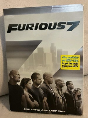 Furious 7 (DVD, Fast & Furious Franchise, Vin Diesel) W/Slipcover New Sealed 