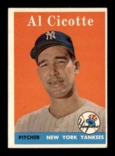 1958 Topps #382 Al Cicotte   EX+ X2697663