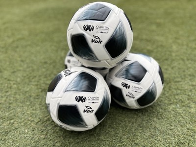 Voit Campeón De Campeones 2021 Liga MX Match Ball White-Black Cruz Azul Campeón