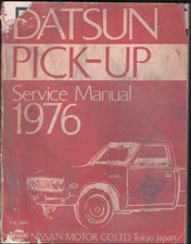 1976 Datsun Pick-up Service Manual Nissan Factory 620 Truck Shop Manual Mn3290 1976 Datsun Pick-up Service Manual Nissan Factory 620 Truck Shop Manual Mn3290