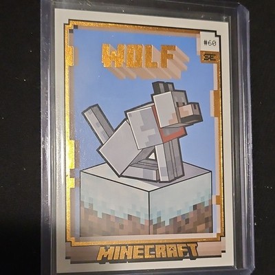 Panini 2025 Minecraft Special Edition Base Set #60 Wolf #001/250