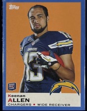 Topps 2013 Rookie Keenan Allen #7 Chargers NFL Football Card Wal-Mart Blue
