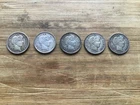 Barber Head Silver Dimes 5 Different Date