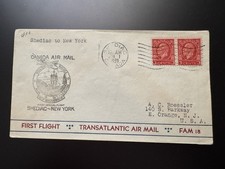 1939 Shediac Canada First Flight cover to New York AC Roessler