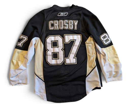 Reebok Pittsburgh Penguins Sidney Crosby #87 NHL Hockey Jersey Black Size 50