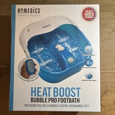 HoMedics Heat Boost Bubble Pro Footbath FB-400H-2