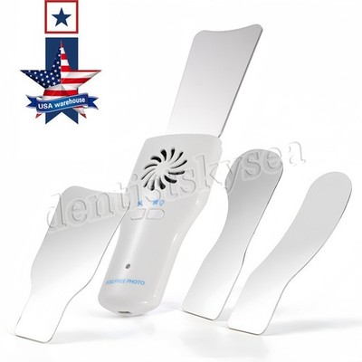 Dental Occlusal Mirror Fog Free LED Intra Oral Photo System 4*Mirrors Antifog