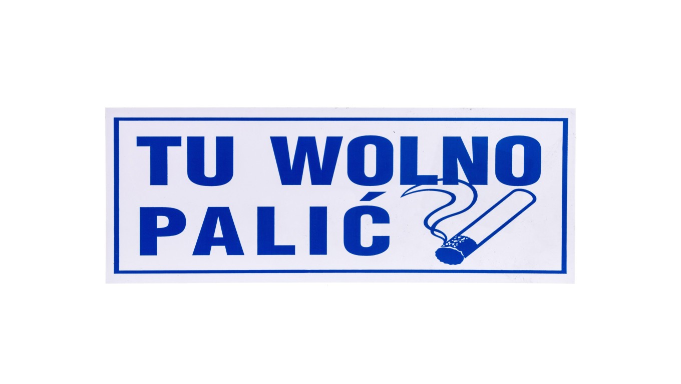 Warning Sign PVC/Here Smoke Free/50/T/P 50/T\P