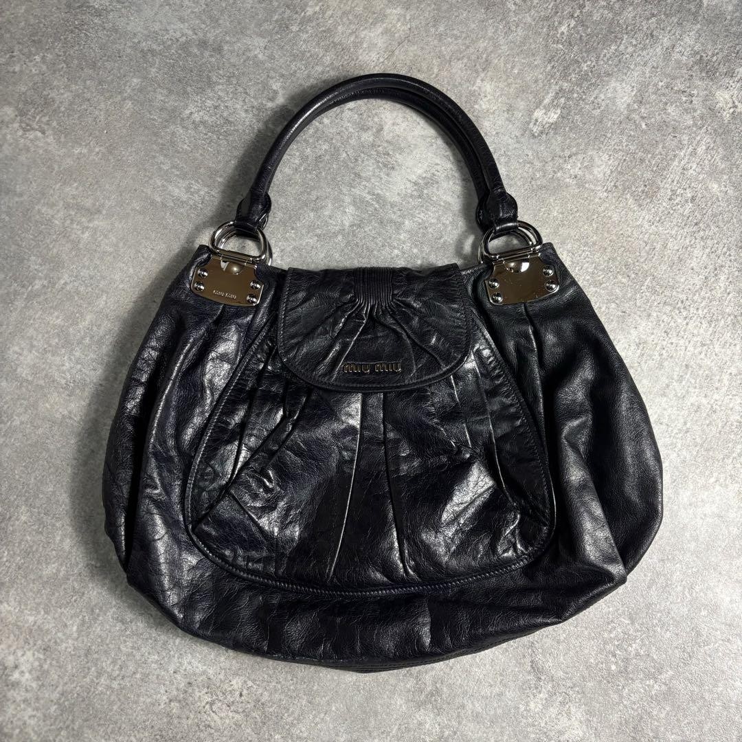 AW2000 MIU MIU LEATHER HAND BAG AW2000 MIU MIU LEATHER HAND BAG