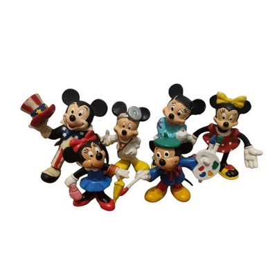 Micky Maus Bullyland Schleich Vintage 6 Stück Disney Minnie Maus Figuren Sammler