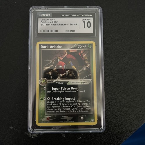 Dark Ariados graded CGC 10 for sale on eBay