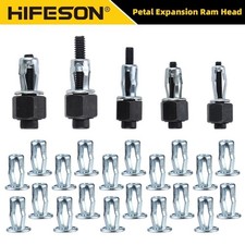 Rivet Head Nuts Set 20Pcs Alloy Expansion Clamp Petal Rivet Kit Lock Jack Nuts M