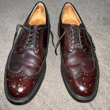 HANOVER LB SHEPPARD SIGNATURES Wing Tip Shoes 10 1/2 E/C