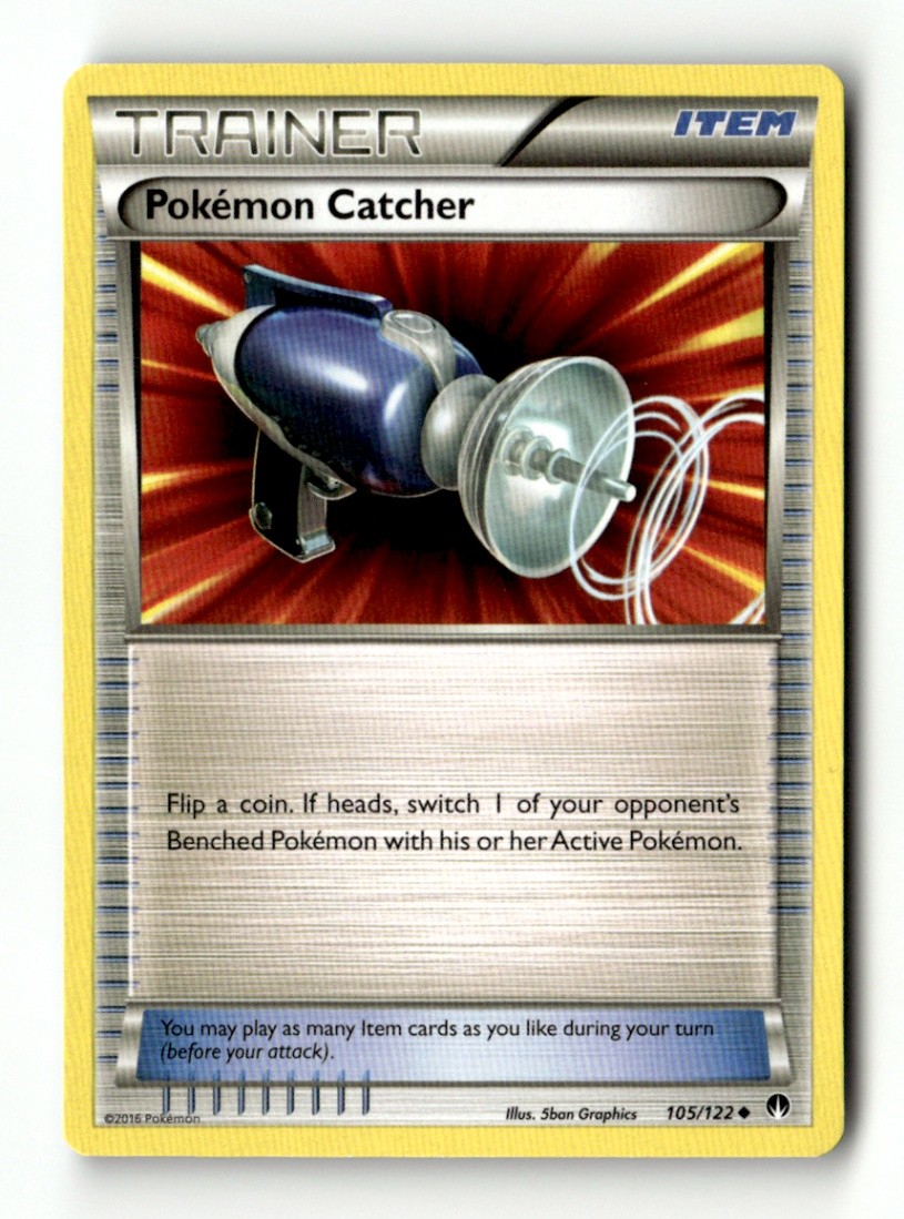 Pokemon Catcher Uncommon Normal XY - BREAKpoint 105/122 MP Pokémon TCG