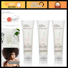 Strong Hold Hair Gel for Men  Women - 6.8 Fl Oz Pack of 3 - Curly, Straight,