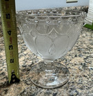 EAPG Loop and Darts with Round Ornaments Jewel Glass Dessert Bowl Dish  10 oz. — photo 2