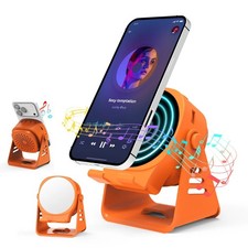 Wireless Induction Speaker 7-in-1 Bluetooth Speaker With Phone Stand Holder US