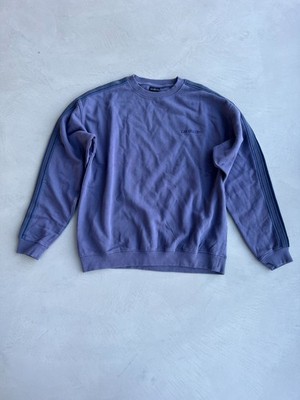 Urban Outfitters iets Frans Stripe Sleeve Sweatshirt. Blue. Medium.