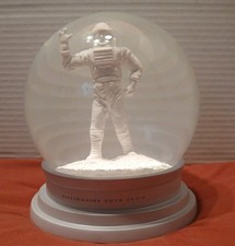 Billionaire Boys Club 6.5" White Astronaut Moonman Snowglobe 001