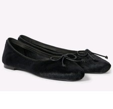 1,000 Khaite Charlotte Calf Hair Leather Ballet Flat EU 40 US 10 BNWB