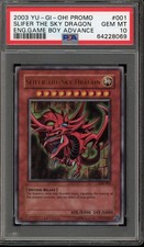 Yu-Gi-Oh! Slifer The Sky Dragon Game Boy ADV Ultra Rare Promo GBI-001 PSA 10