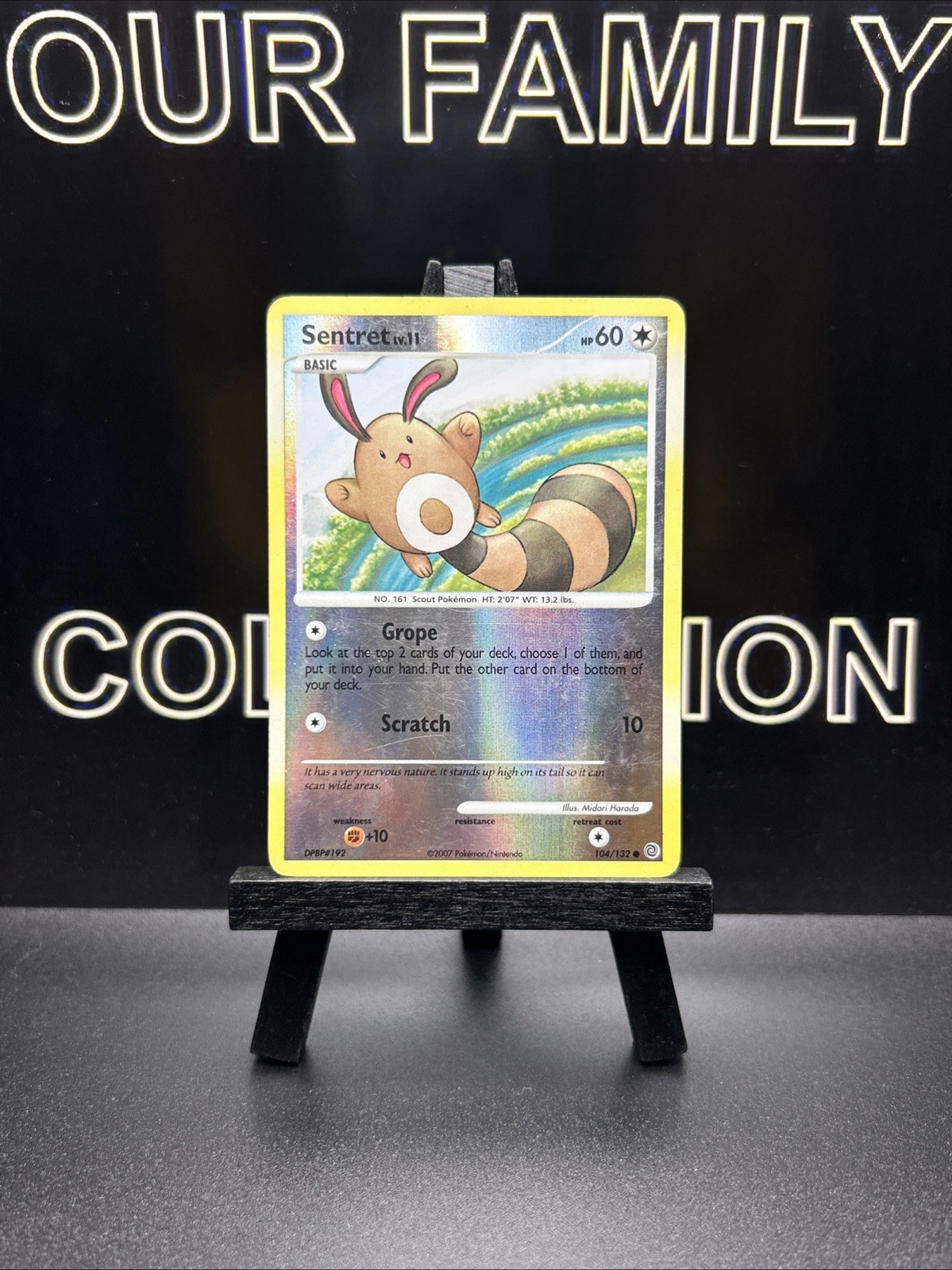 Sentret 104/132 Secret Wonders Pokemon TCG Reverse Holo Common 2007 LP