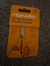 NEW Fiskars 4'' Curved Scissors No.4 SEALED