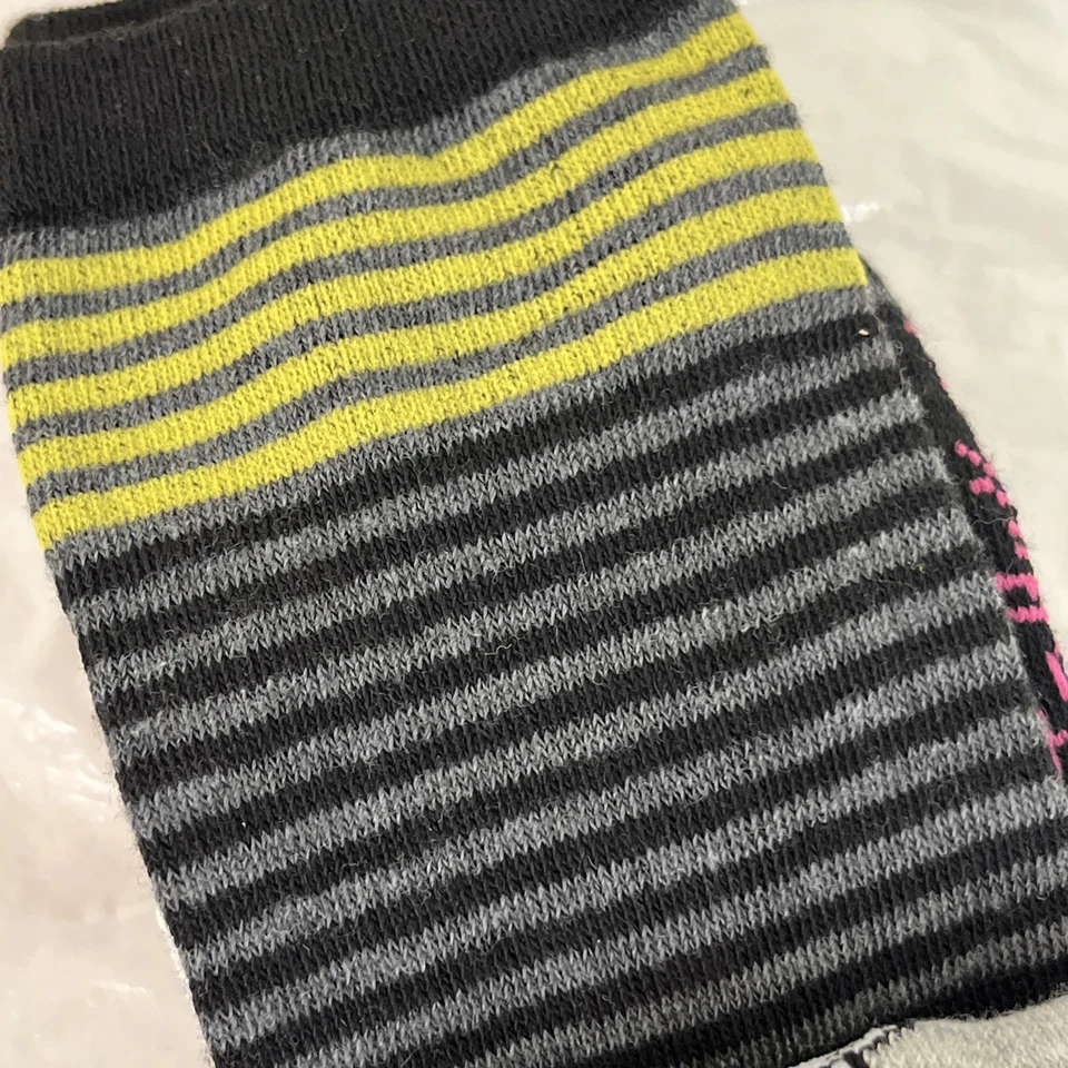 NUEVO CON ETIQUETAS Betsey Johnson Paquete De 3 Pares De Calcetines Crew Zapato Talla 5-10 Azúcar Calavera Flor Foto 4 de 4