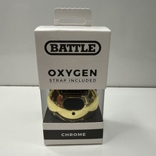 Battle Sports Science Chrome Oxygen Lip Protector Mouthguard with Strap